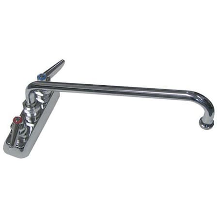 T&S Brass Faucet 4" Ctr Deck 12" Noz 1113